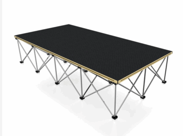 Revostage Deck 2m X 1m - 30cm (Grey Carpet)