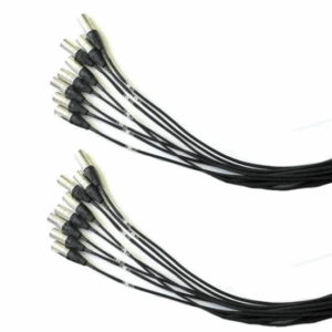 8 way 3m XLR to XLR multicore loom