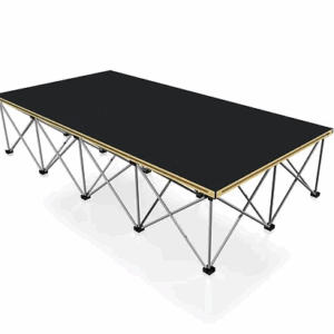 2m x 1m Revostage Dark Grey Carpeted Deck