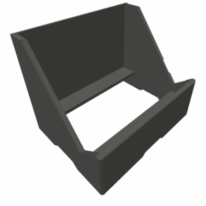 40-70" Monitor Hide (Black Polyurea)