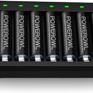 Powerowl 8 Bay AA AAA Battery Charger