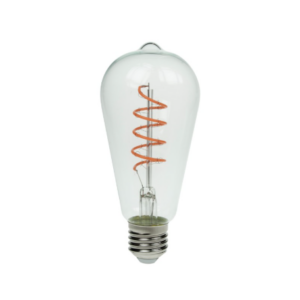 7W Dimmable LED ST64 Spiral Filament Lamp