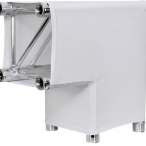 White Corner Quad Truss Sock