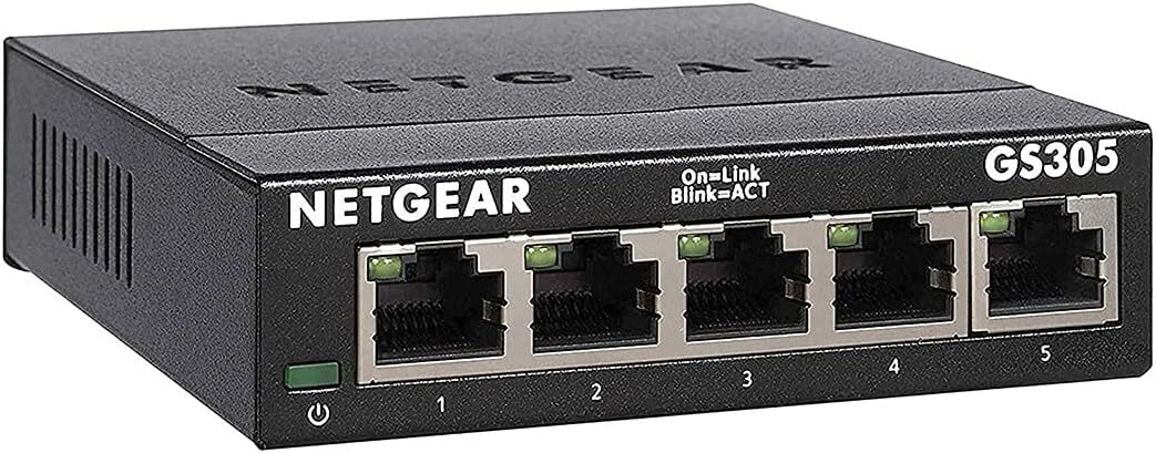 NETGEAR 5 Port Gigabit Network Switch (GS305)