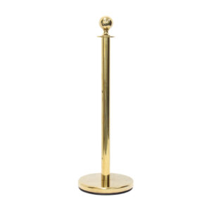 Gold Barrier Pole and screw on Baseplate