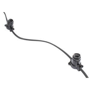 100 Metre Festoon Lighting with 100 BC Lampholders at 1 Metre Spacing