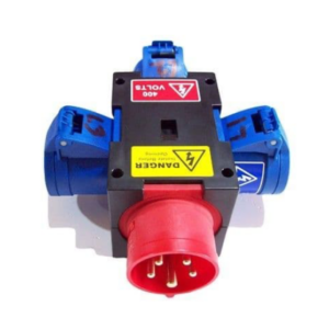 16Amp 3phase 5pin to 3off 16amp 230volt distro box