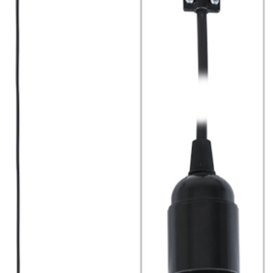1m BC Festoon Pendant - B22 Lamp Holder