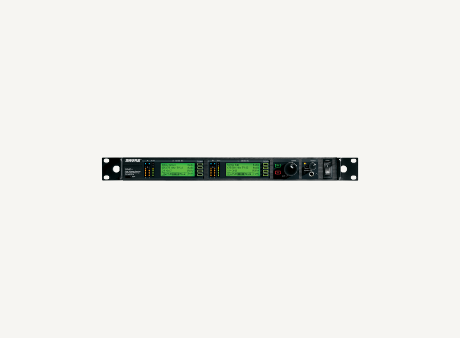 Shure UR4D+ (K4E) Dual Wireless Receiver