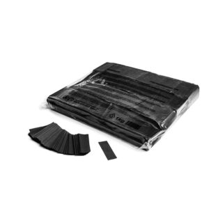 55 X 17mm Paper Confetti Rectangles Black