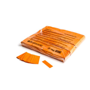 55 X 17mm Paper Confetti Rectangles Orange