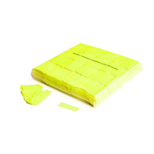55 X 17mm Paper Confetti Rectangles UV Yellow