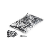55 X 17mm Metallic Confetti Rectangles Silver