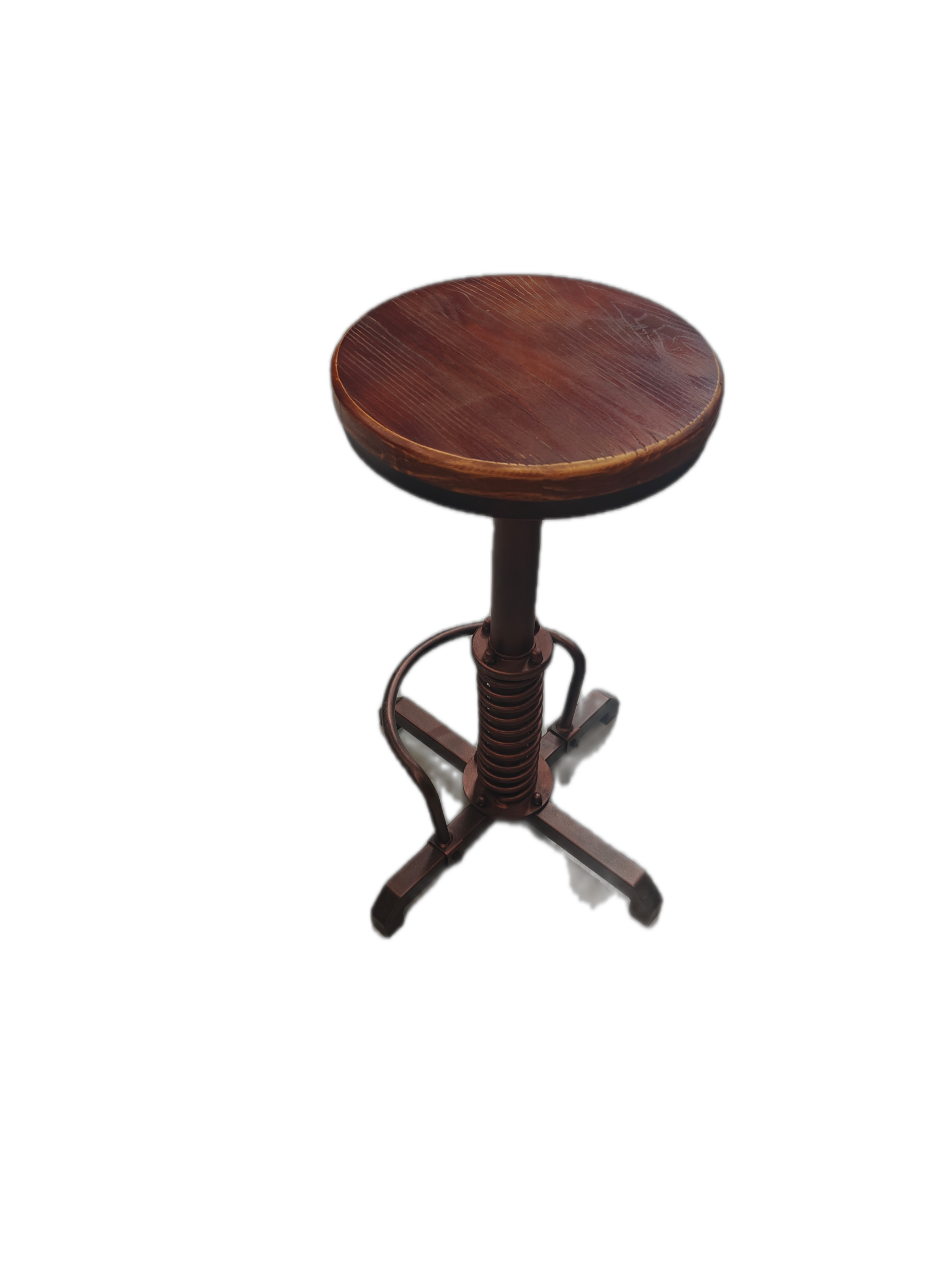 Farmhouse Bar Stool 24-28inch Height Adjustable Industrial style