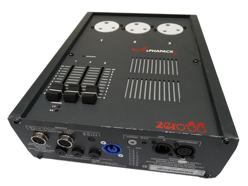 Zero 88 Alpha Pack