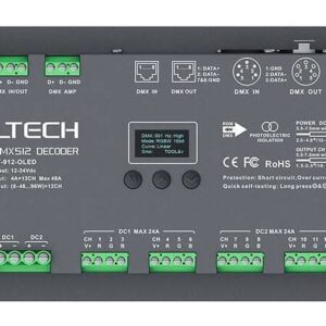 LTech DMX512 Decoder LT-912-OLED